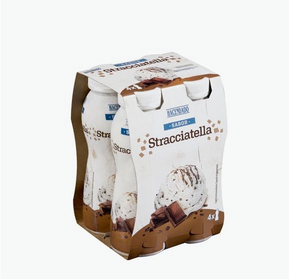 Iogurt líquid sabor Stracciatella de Hacendado