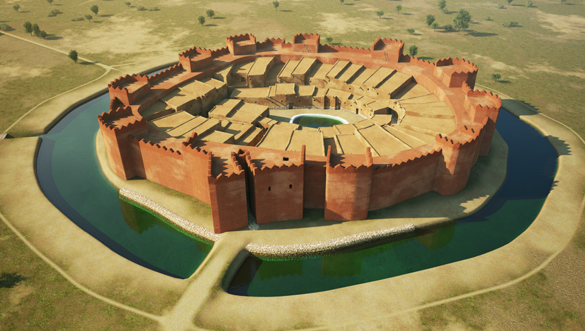 Реконструкция крепости. Развалины испанского форта в Эль-Аюне. Троя крепость. Троя город крепость.