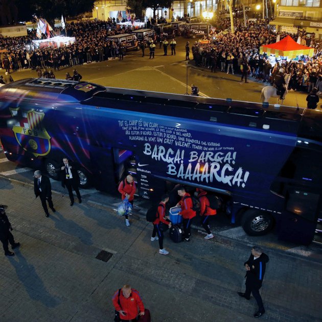 Autocar Barça Valencia Copa Mestalla   EFE