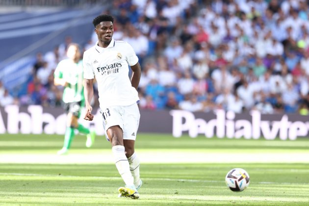 Aurelien Tchouameni passi|pas Reial Madrid / Foto: EFE