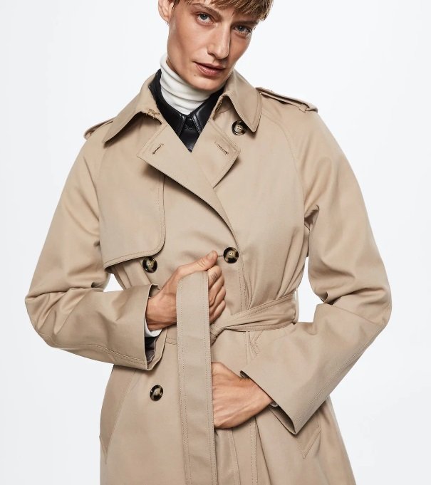 Gabardina de Mango Gabardina de Mango