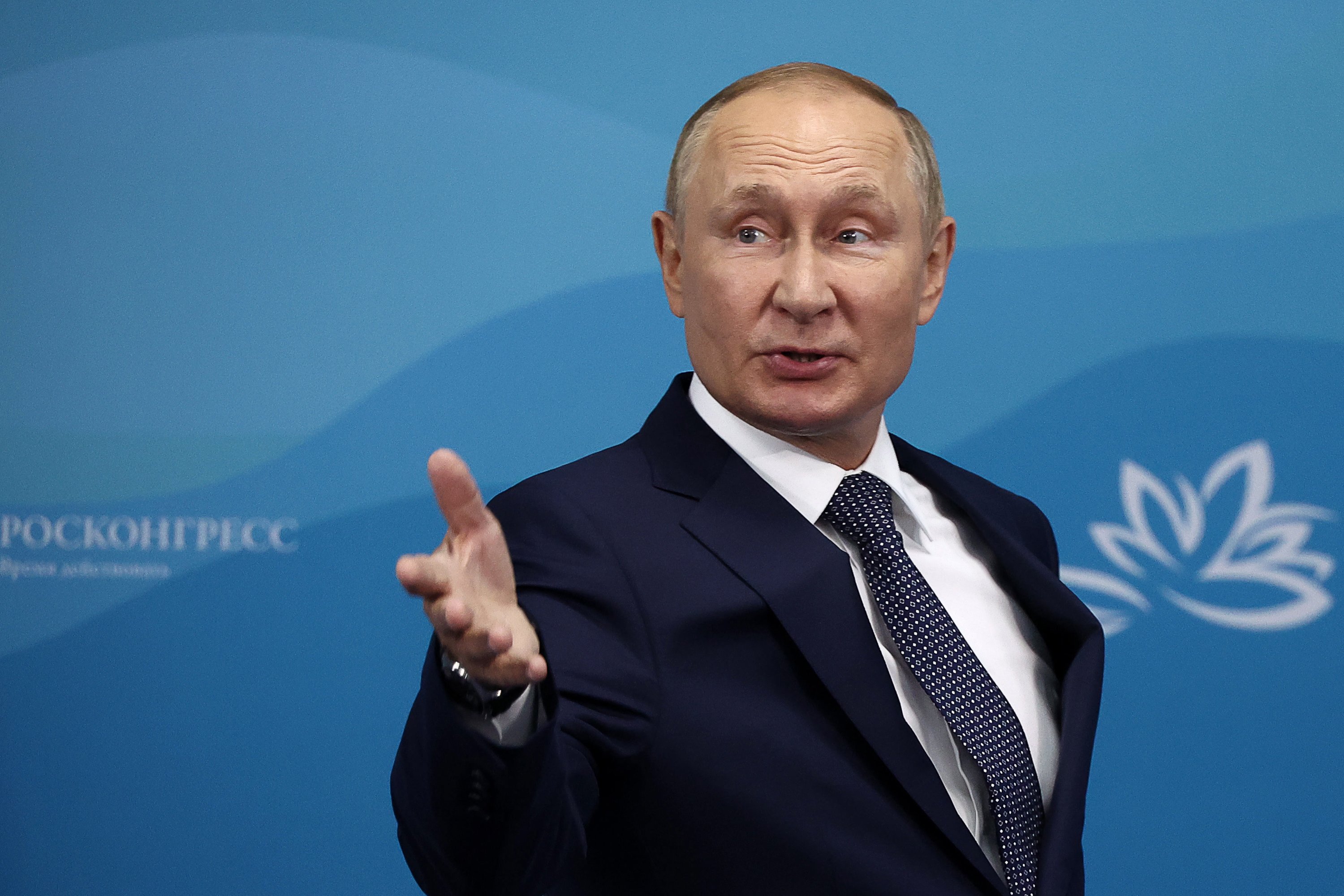 Vladimir Putin, president e Rússia, en el Forum de