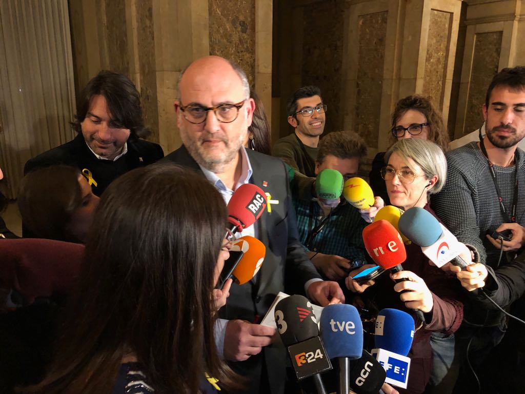 Eduard Pujol, a Tardà: "El PSC-PSOE d’Iceta també és el 155"