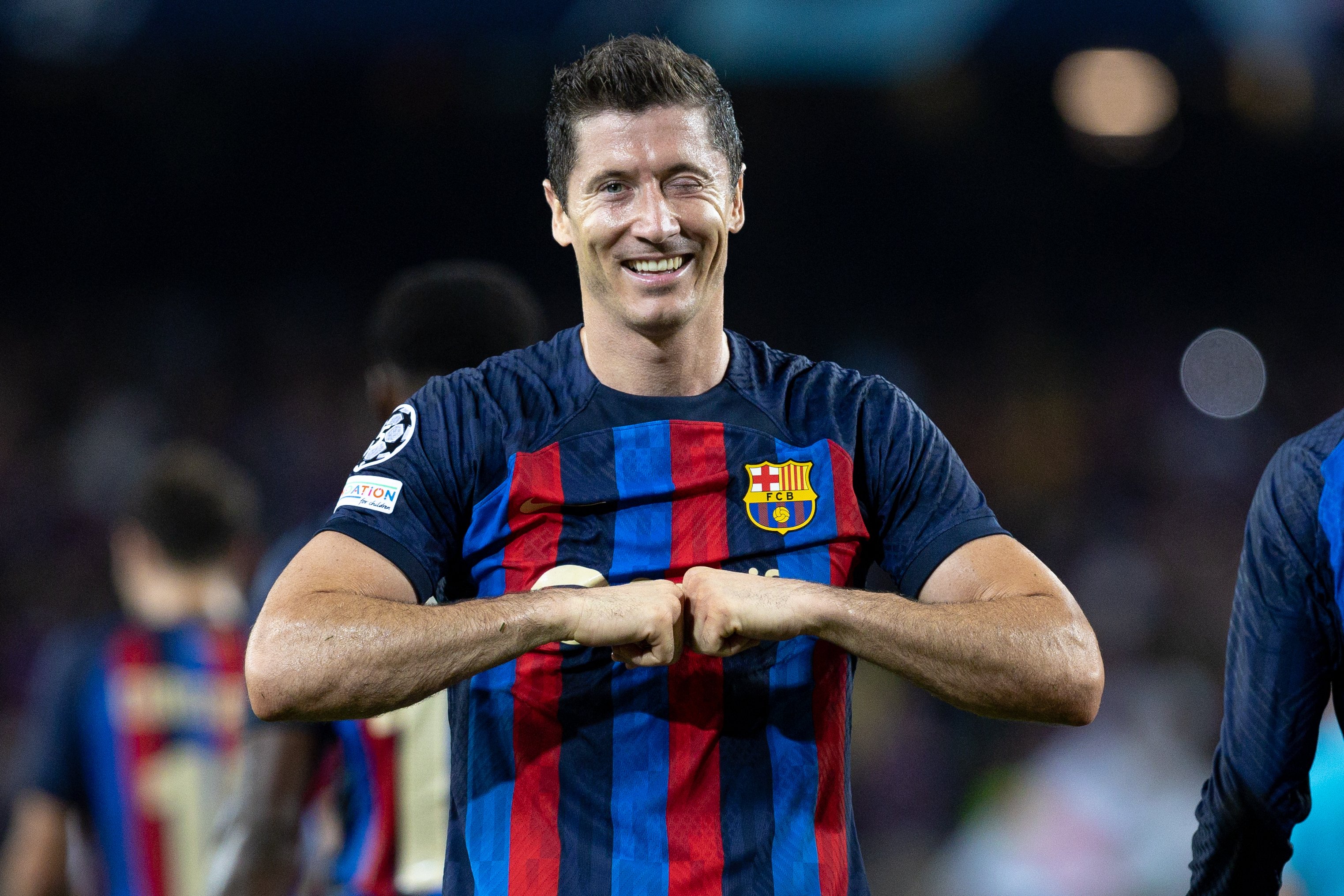 La nueva estrella del Barça, Robert Lewandowski, un hombre récord consagrado