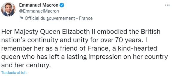 TUIT Emmanuel Macron