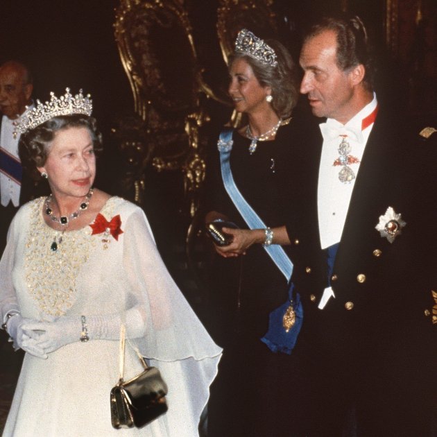 reina elisabet II Juan Carlos I EFE