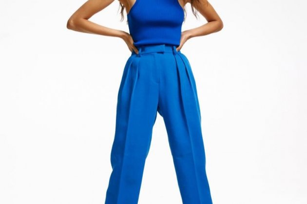 Pantalón de vestir de talle alto Pantalón de vestir de talle alto