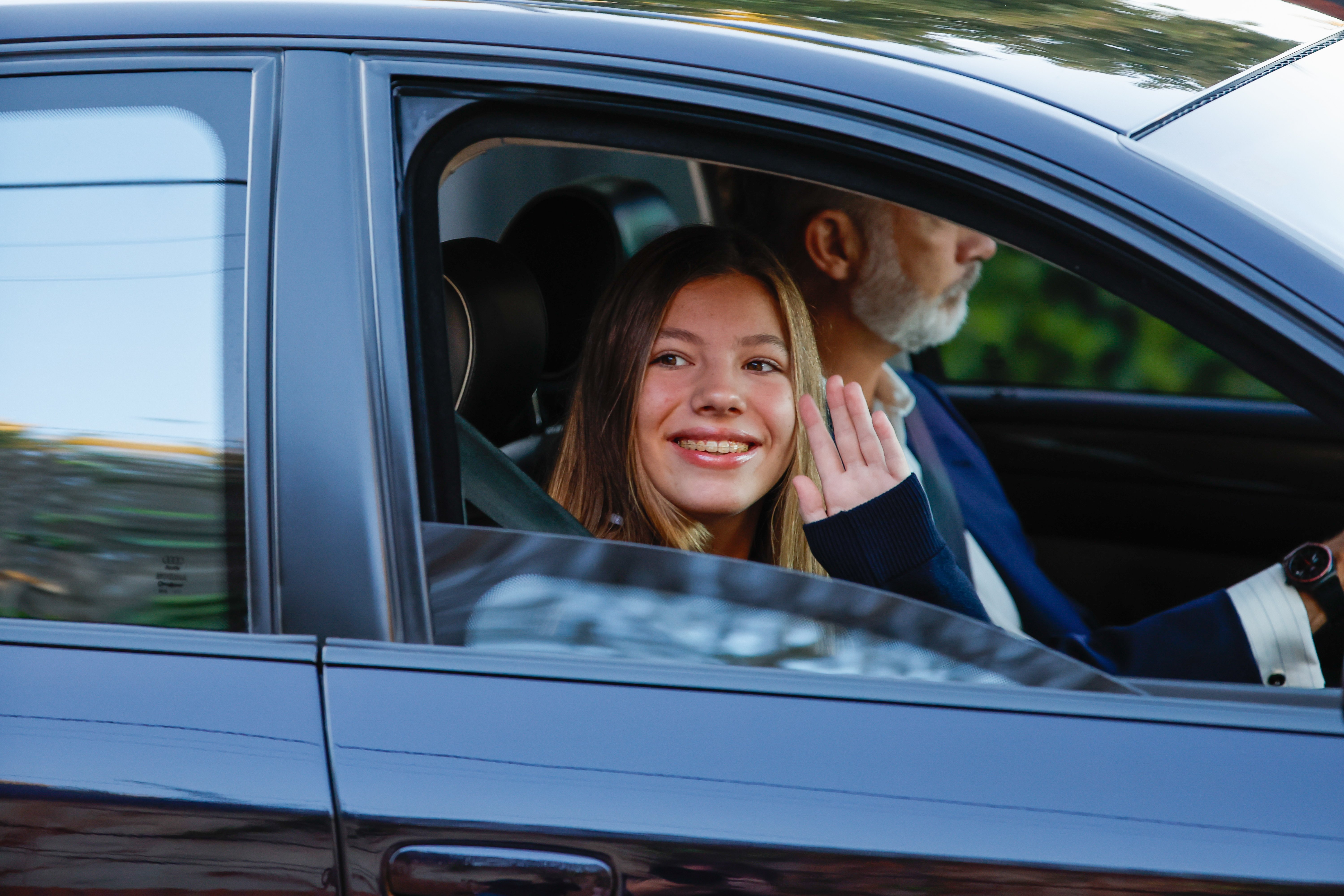 infanta sofia felip cotxe primer dia escola gtres