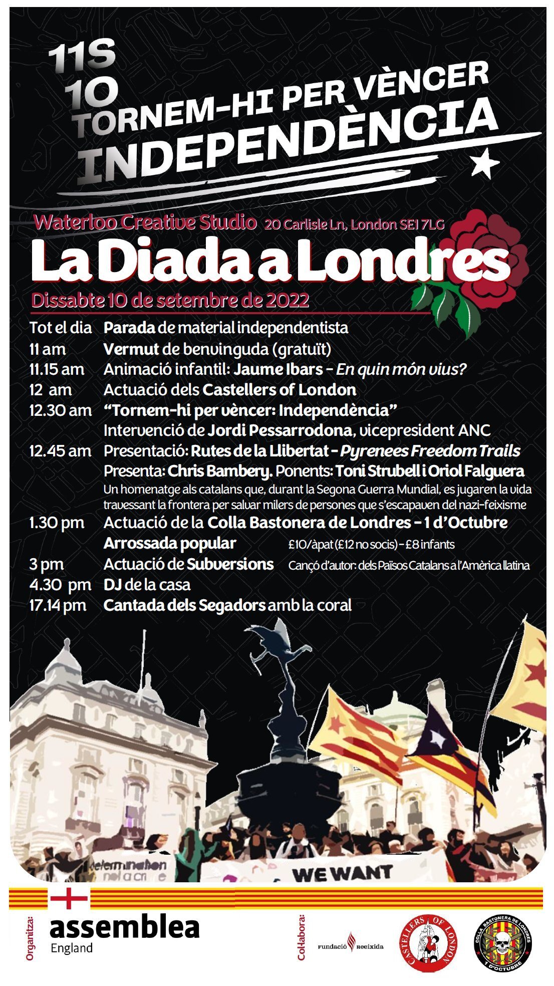 Cartell ANC Londres Diada 2022 Cartell ANC Londres Diada 2022