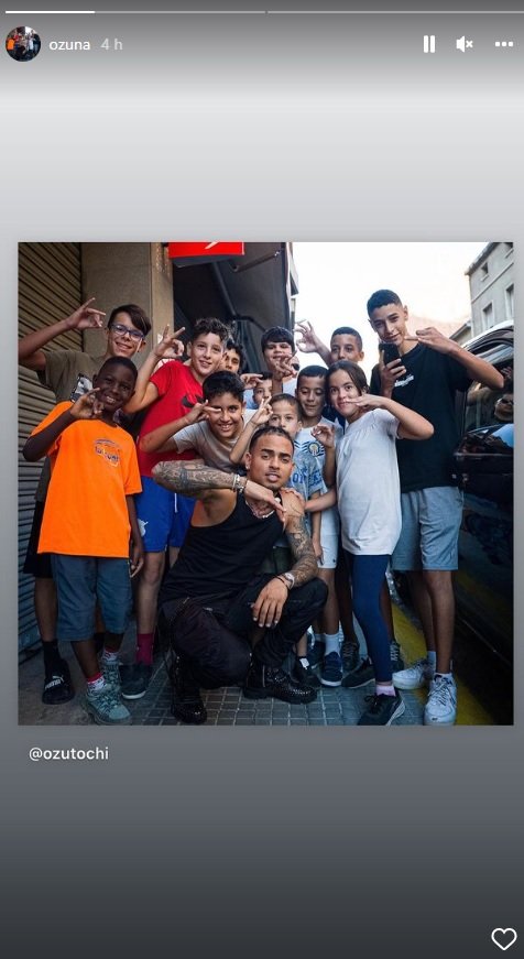 Ozuna en Manresa Instagram Ozuna en Manresa Instagram