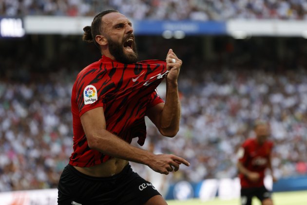 Vedat Muriqi celebracion gol Real Madrid Mallorca / Foto: EFE