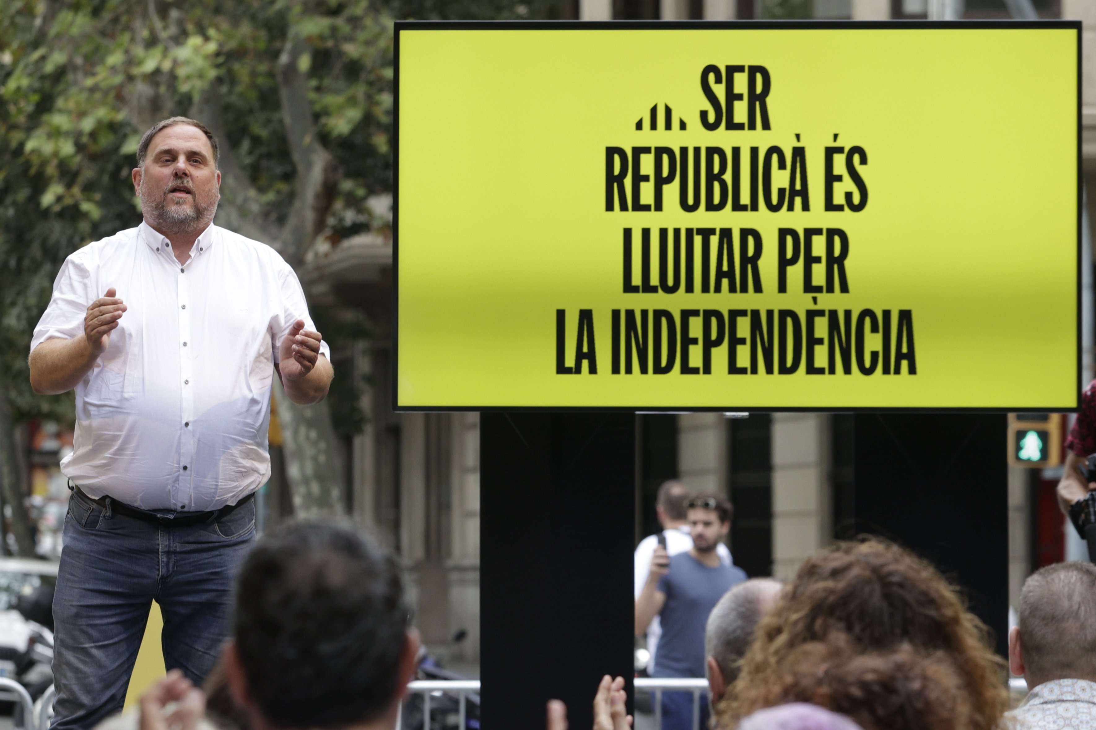 Junqueras respon per la Diada: “No ens farà callar ningú, no tenim por de ningú"