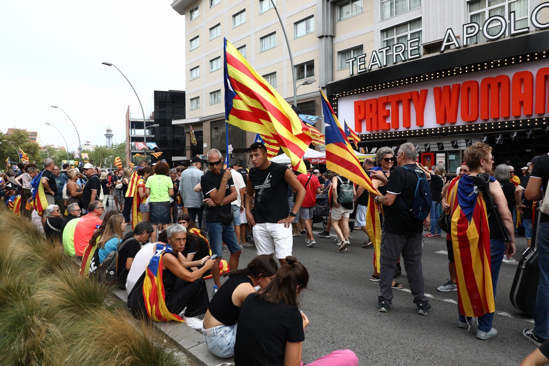 Las primeras cifras de movilidad auguran más asistencia a la Diada 2022 que el año pasado