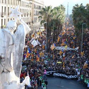 700.000 personas participan en la manifestación de la Diada 2022 y supera la asistencia del año pasado