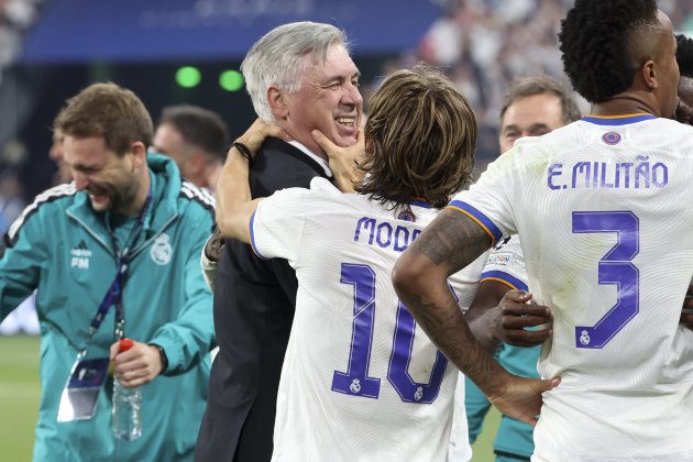 Carlo Ancelotti Luka Modric Reial Madrid Champions / Foto: Europa Press