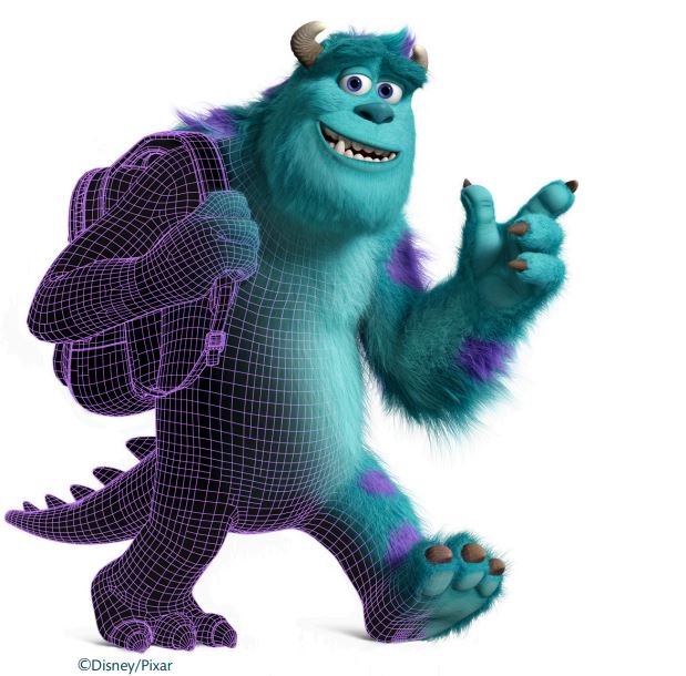 La ciencia de Mear fue desarrollada por el Museo de Ciencias de Boston en colaboración con Pixar Animation Studios. En la imagen, Sulley, de Monstres S.A. © Disney / Mear. La ciencia de Mear fue desarrollada por el Museo de Ciencias de Boston en colaboración con Pixar Animation Studios. En la imagen, Sulley, de Monstres S.A. © Disney / Mear.
