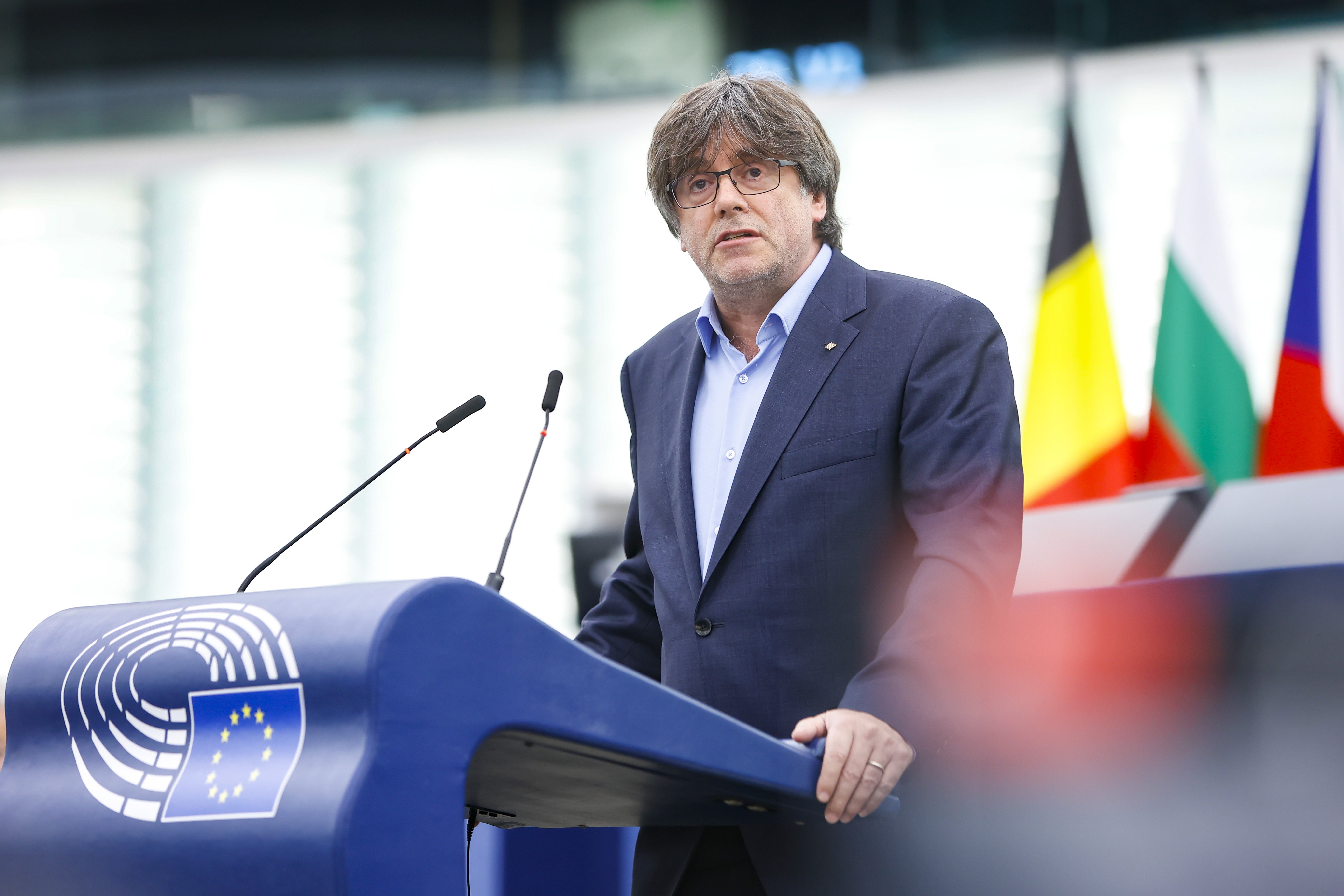 Carles Puigdemont avisa al Parlamento Europeo por Pegasus: "La UE está amenazada desde dentro"