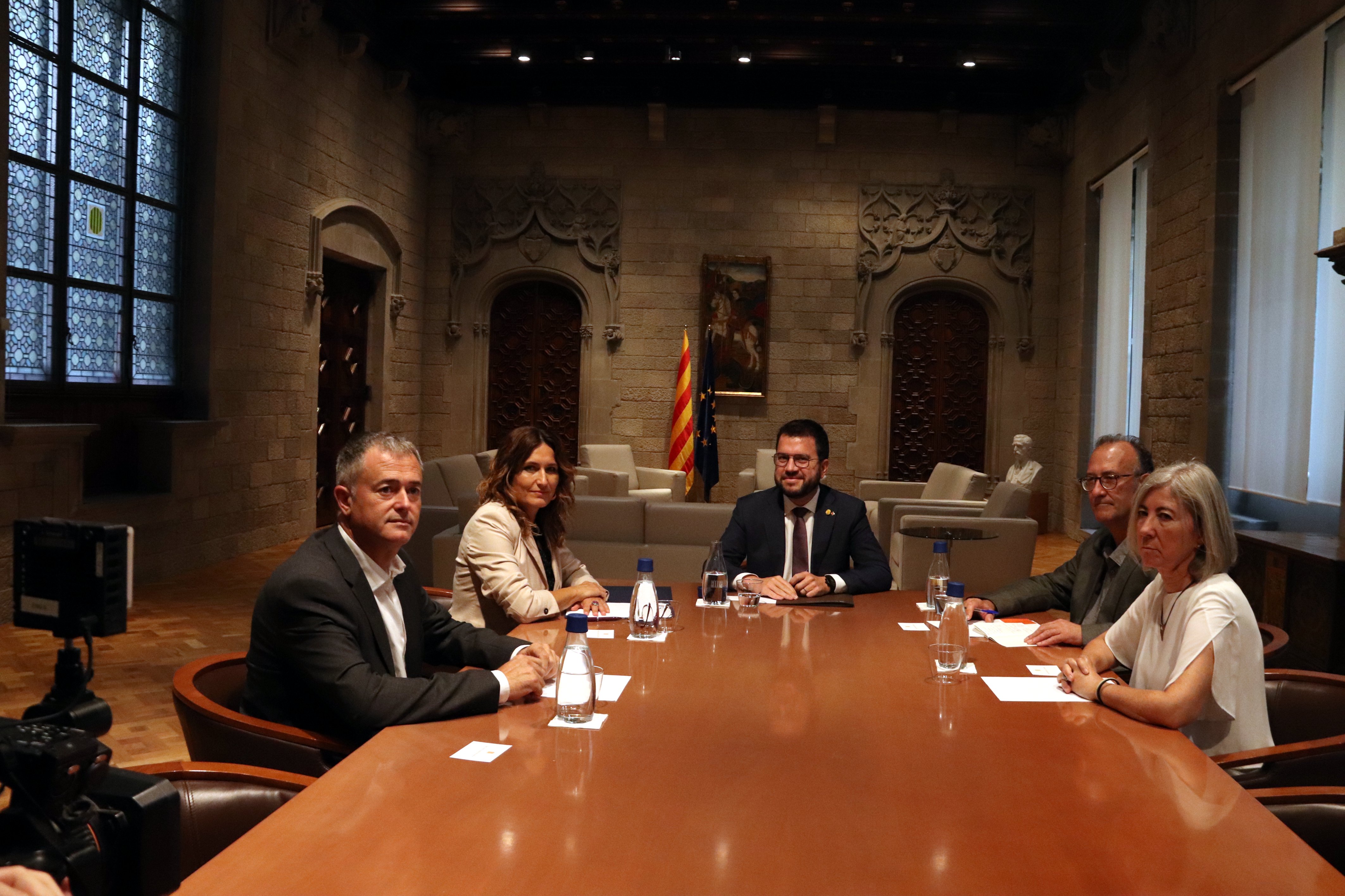 Aragonès cierra la puerta a la propuesta de la ANC de hacer efectiva la DUI el 2023