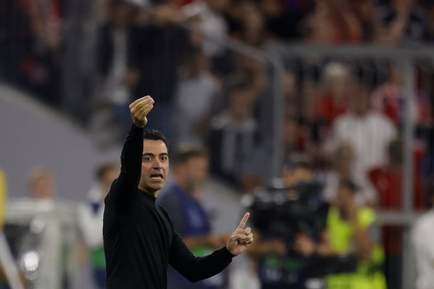 Xavi Hernández Allianz Arena Bayern Barça / Foto: EFE