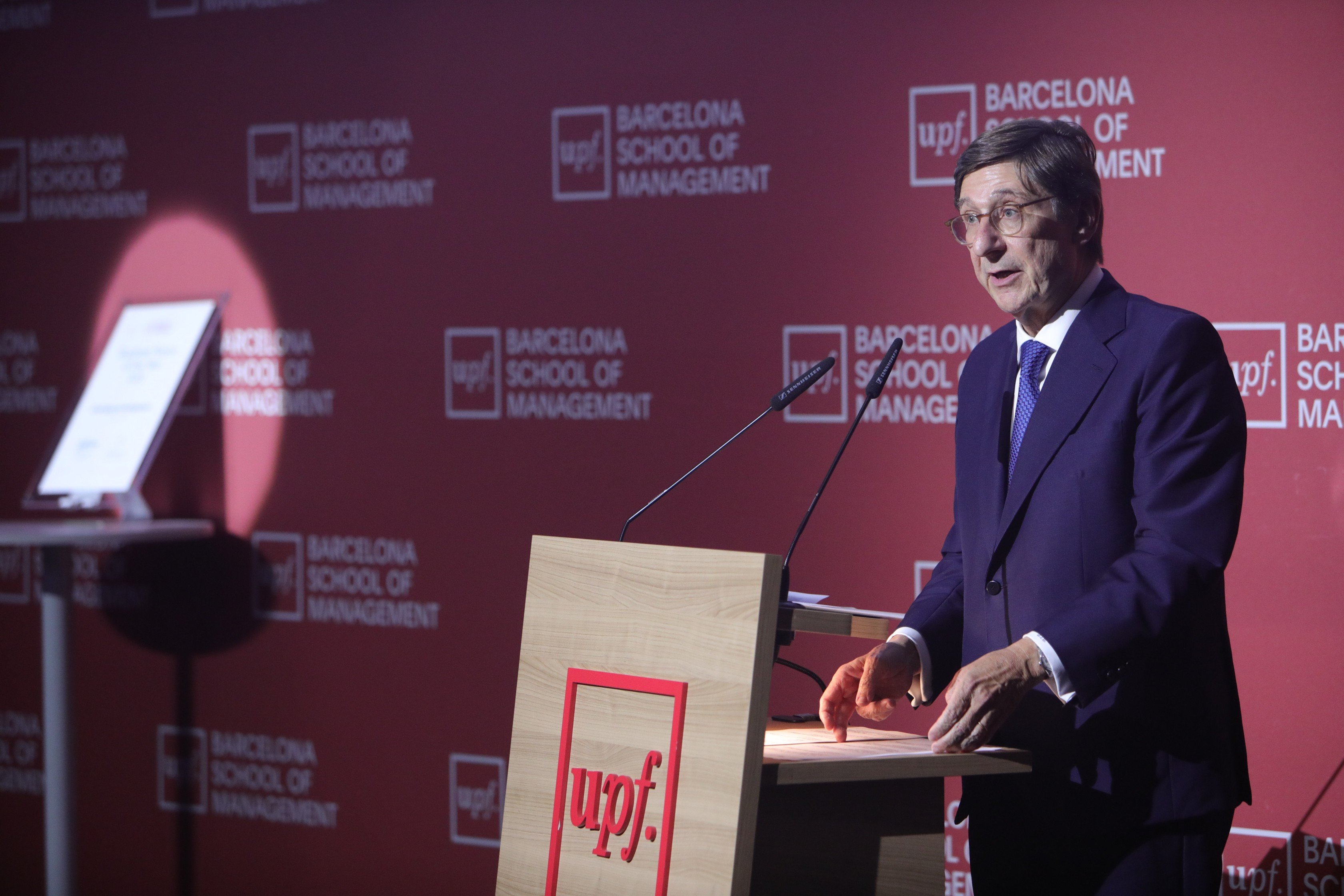 José Ignacio Goirigolzarri, premiat com a Empresari de l'Any per la UPF Barcelona School of Management