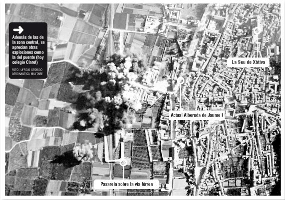 L’aviació franquista massacra Xàtiva