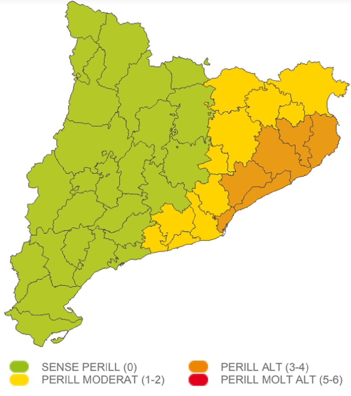 Previsió fortes tempestes Barcelona i Girona divendres, 16 de setembre / Meteocat Previsió fortes tempestes Barcelona i Girona divendres, 16 de setembre / Meteocat