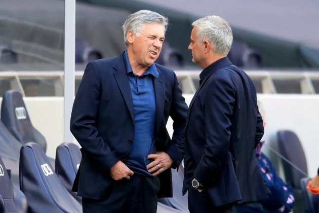 Carlo Ancelotti José Mourinho / Foto: EFE