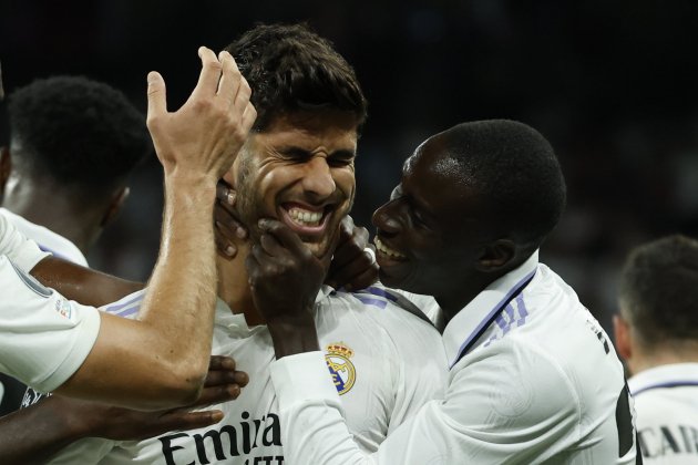 Marco Asensio Ferland Mendy reir Reial Madrid / Foto: EFE