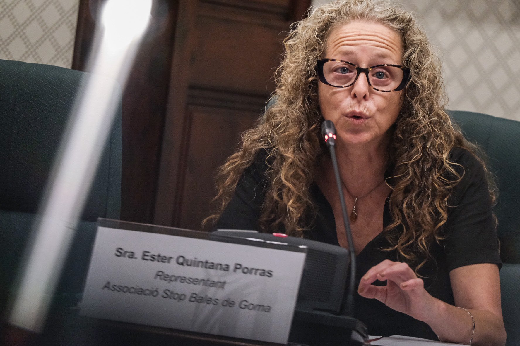 Ester Quintana insta el Parlament a prohibir els projectils de foam, com el 2013  les bales de goma