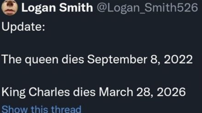 Tweet de Logan Smith