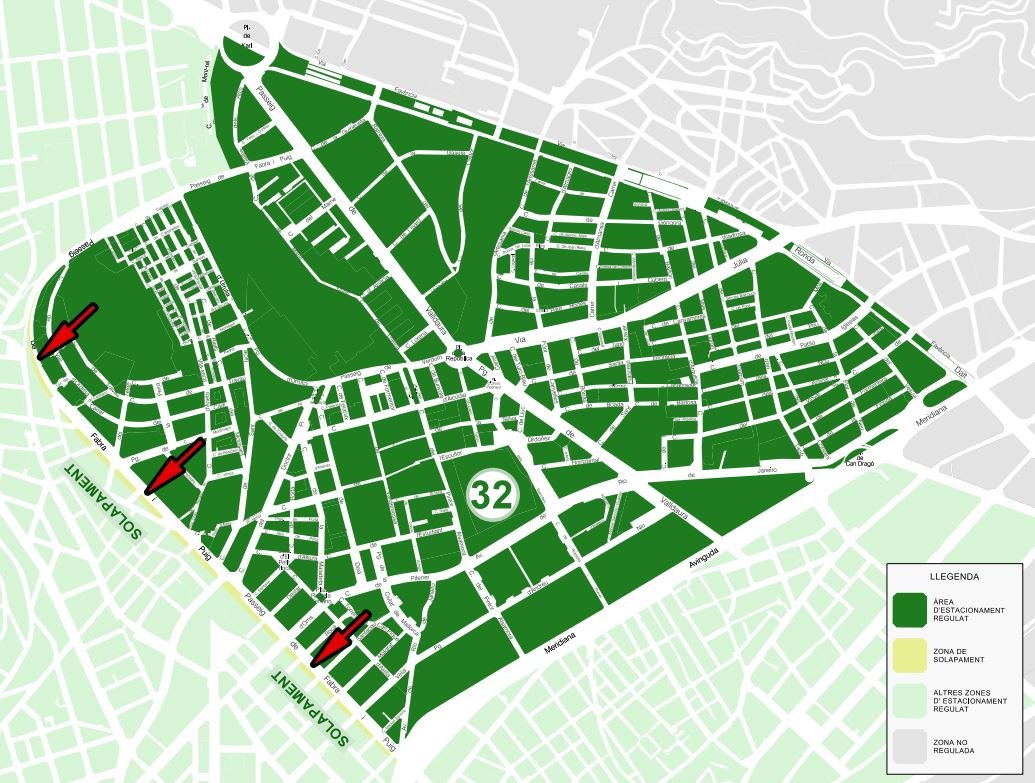 Colau lamina a poc a poc l’aparcament lliure a Nou Barris