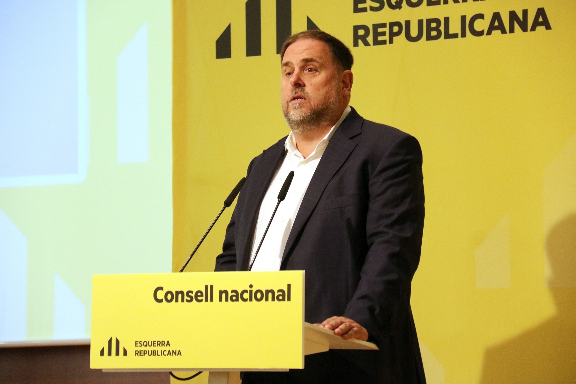 President d'ERC Oriol Junqueras al Consell Nacional d'ERC ACN