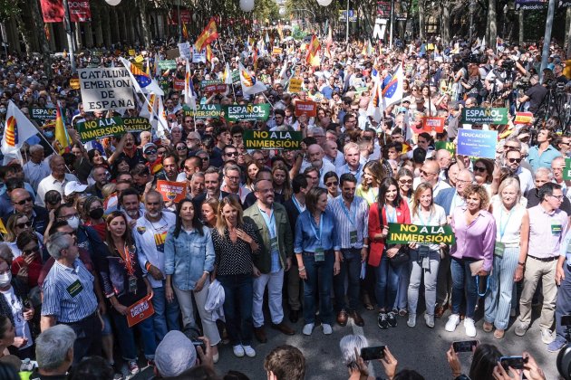 Manifestació escuela de todos, amb l'assitencia de dirigents politics Carlos Baglietto Manifestació escuela de todos, amb l'assitencia de dirigents politics Carlos Baglietto