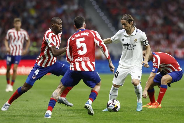 De Paul Kondogbia Modric Atletico de Madrid Real Madrid / Foto: EFE