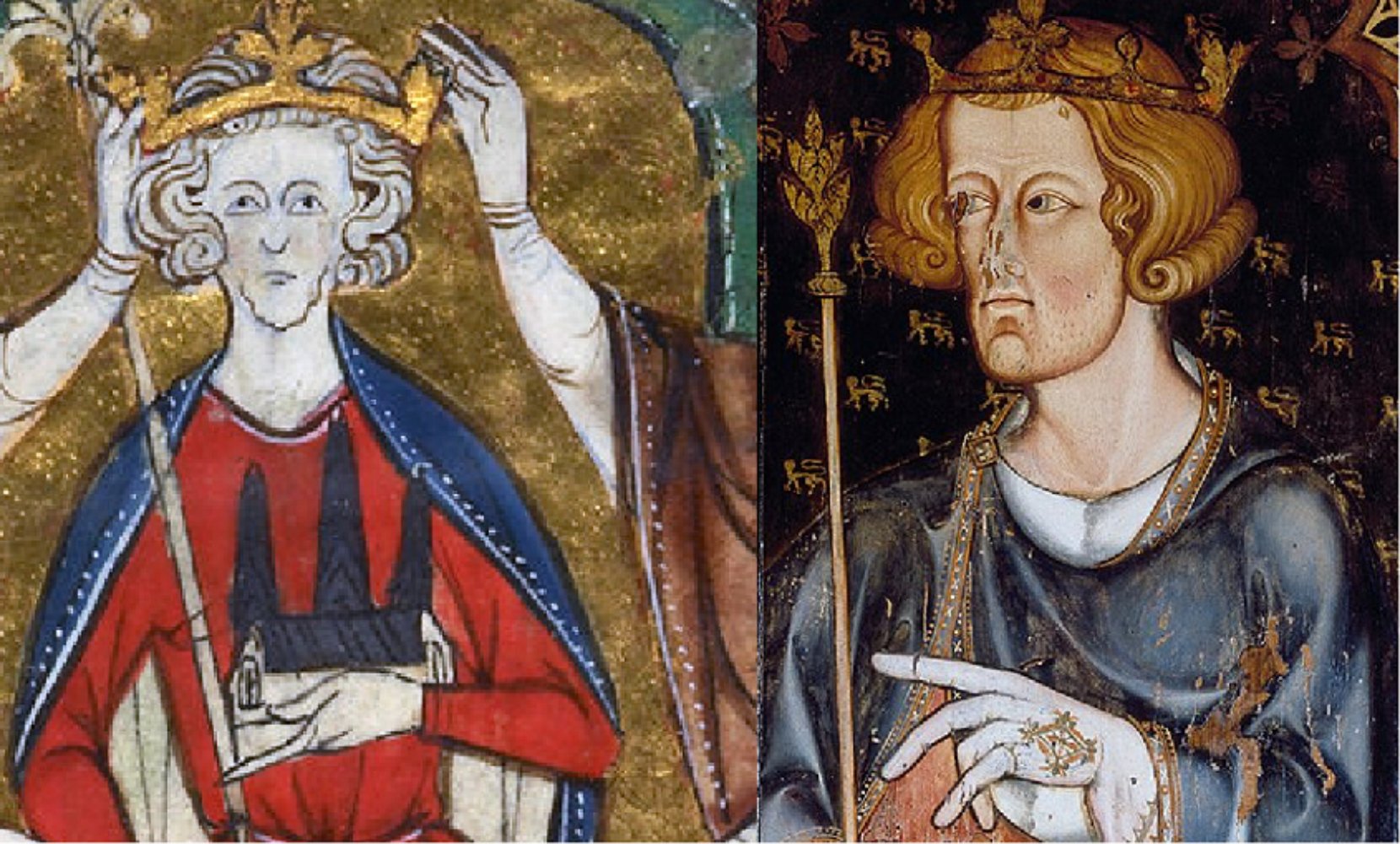 Enrique III y Eduard I. Font Abadia de Westminster
