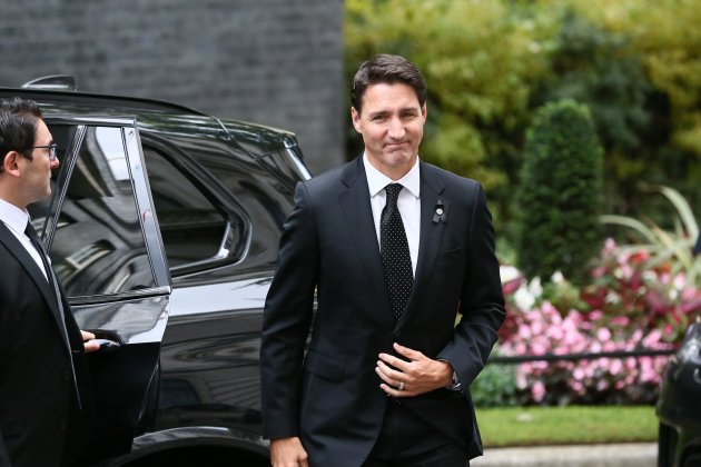Justin Trudeau, president del Canada, a dalt a Londres per l'enterrament d'Elisabet II efe Justin Trudeau, president del Canada, a dalt a Londres per l'enterrament d'Elisabet II efe