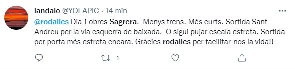 TUIT Rodalies Sagrera TUIT Rodalies Sagrera