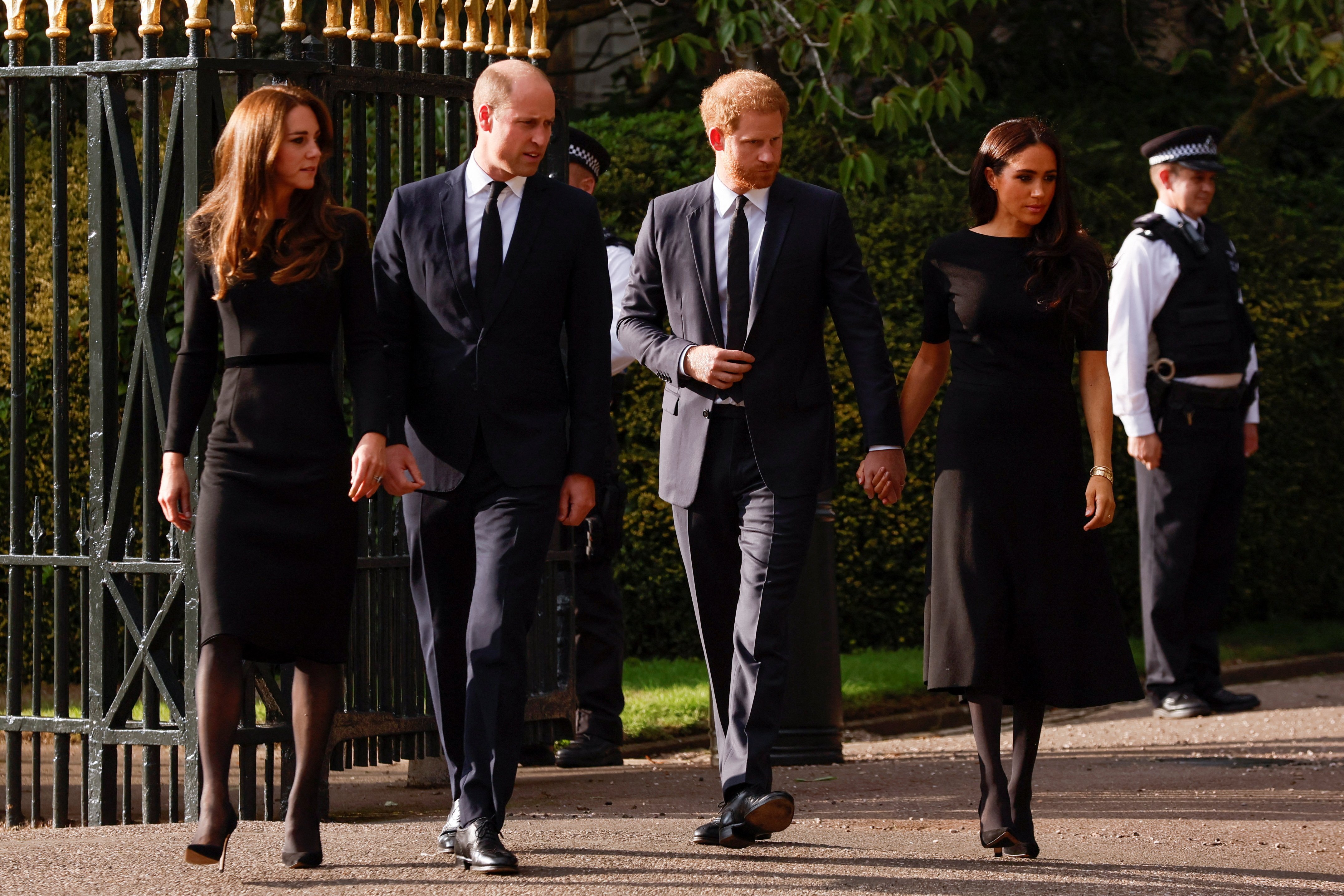 El feo feísimo de Kate Middleton a Meghan Markle en el funeral de Isabel II