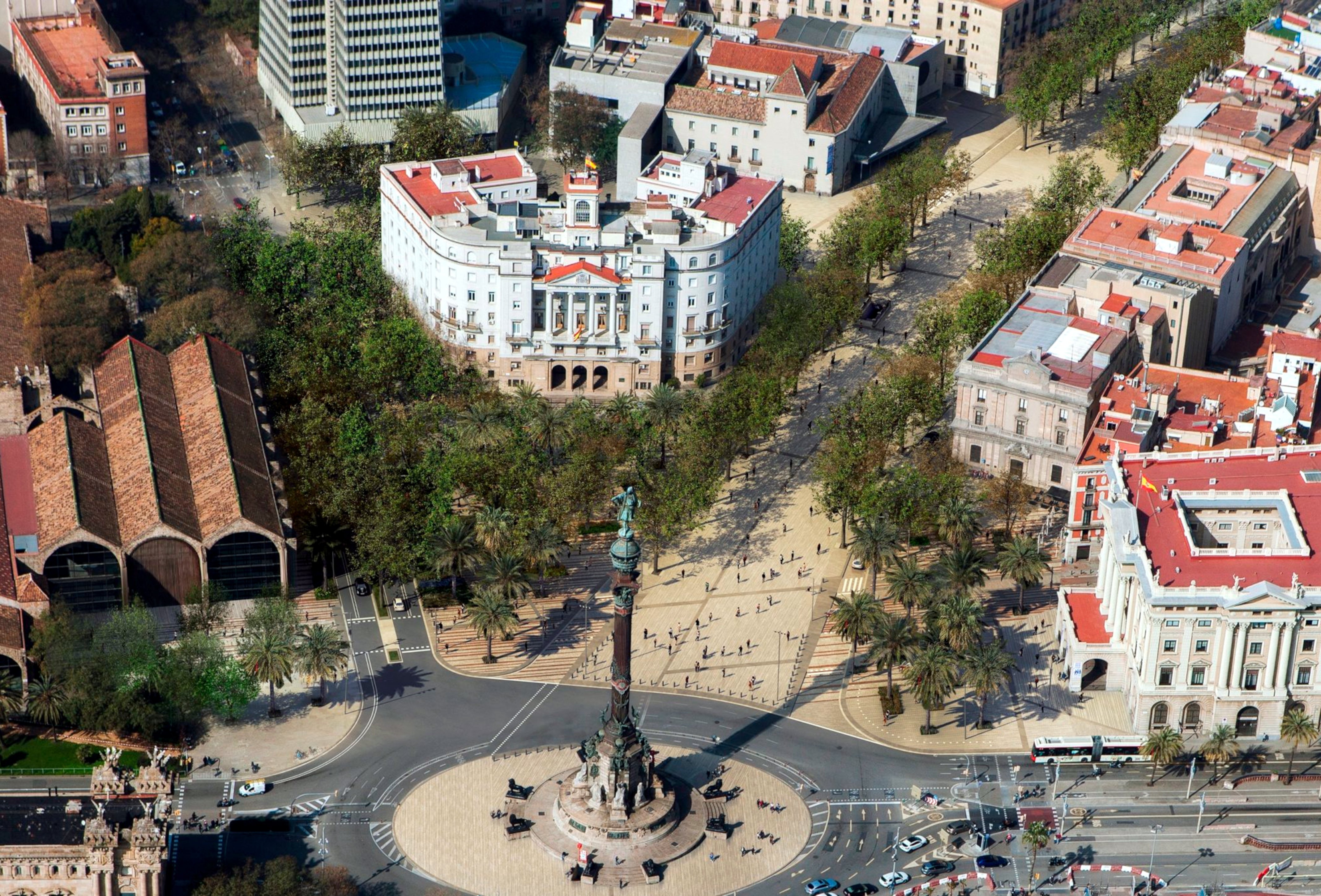 La reforma de la Rambla de Barcelona empezará el 3 de octubre en el tramo Colom-Santa Madrona