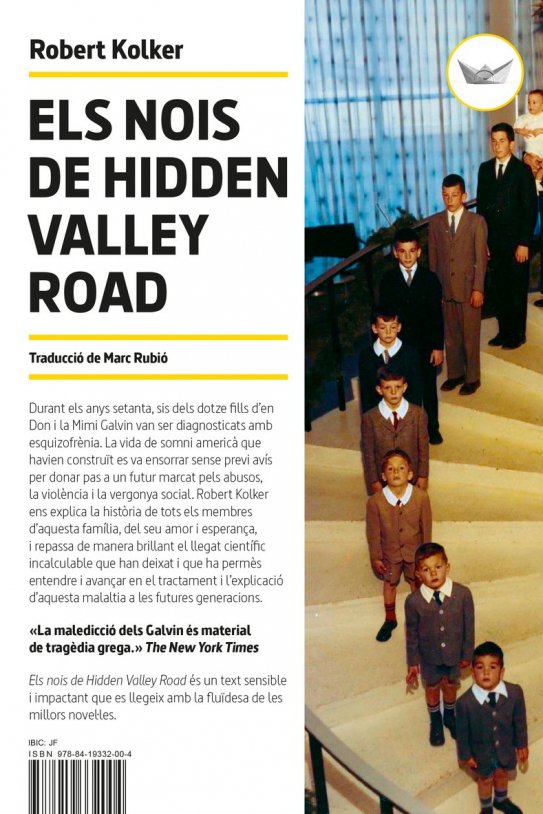 portada los chicos de hidden valley road