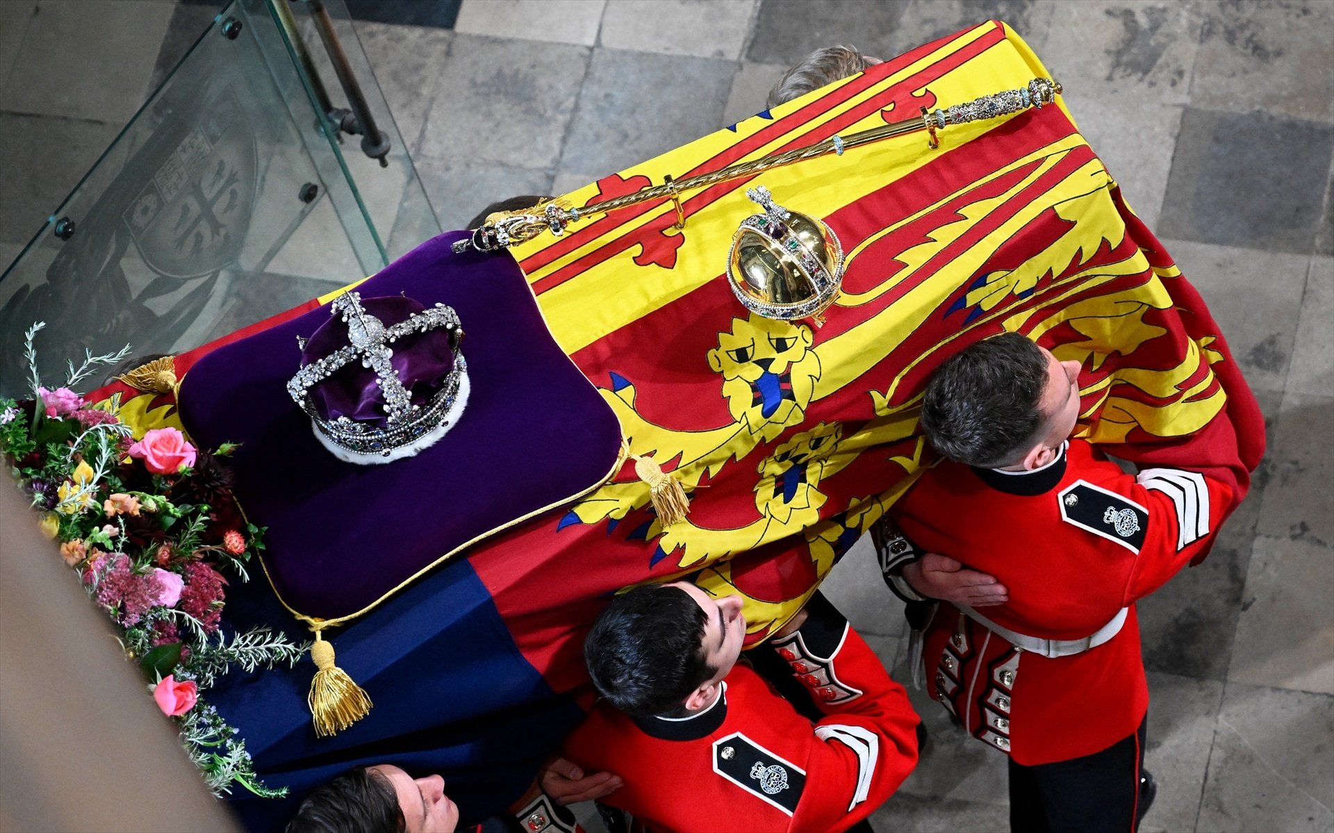 Funeral Reina Elisabet II taut vista ocell - foto: europa press