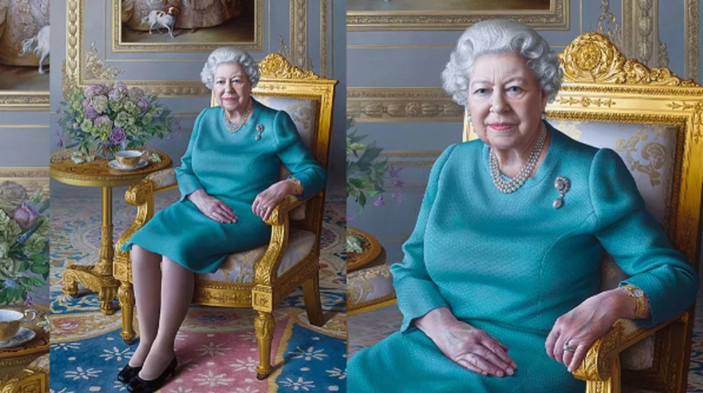 Retrato de la Reina Isabel II   Miriam Escofet