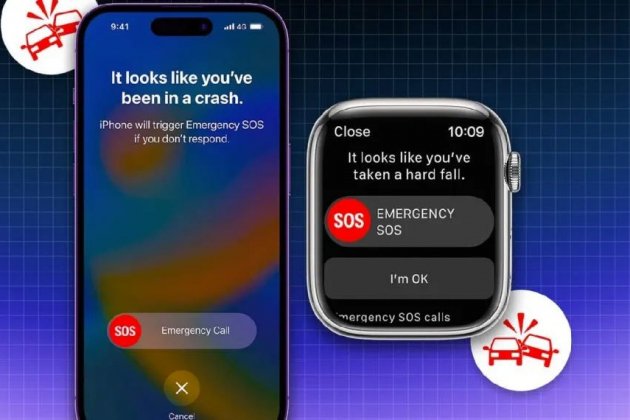 Imagen colisión Iphone