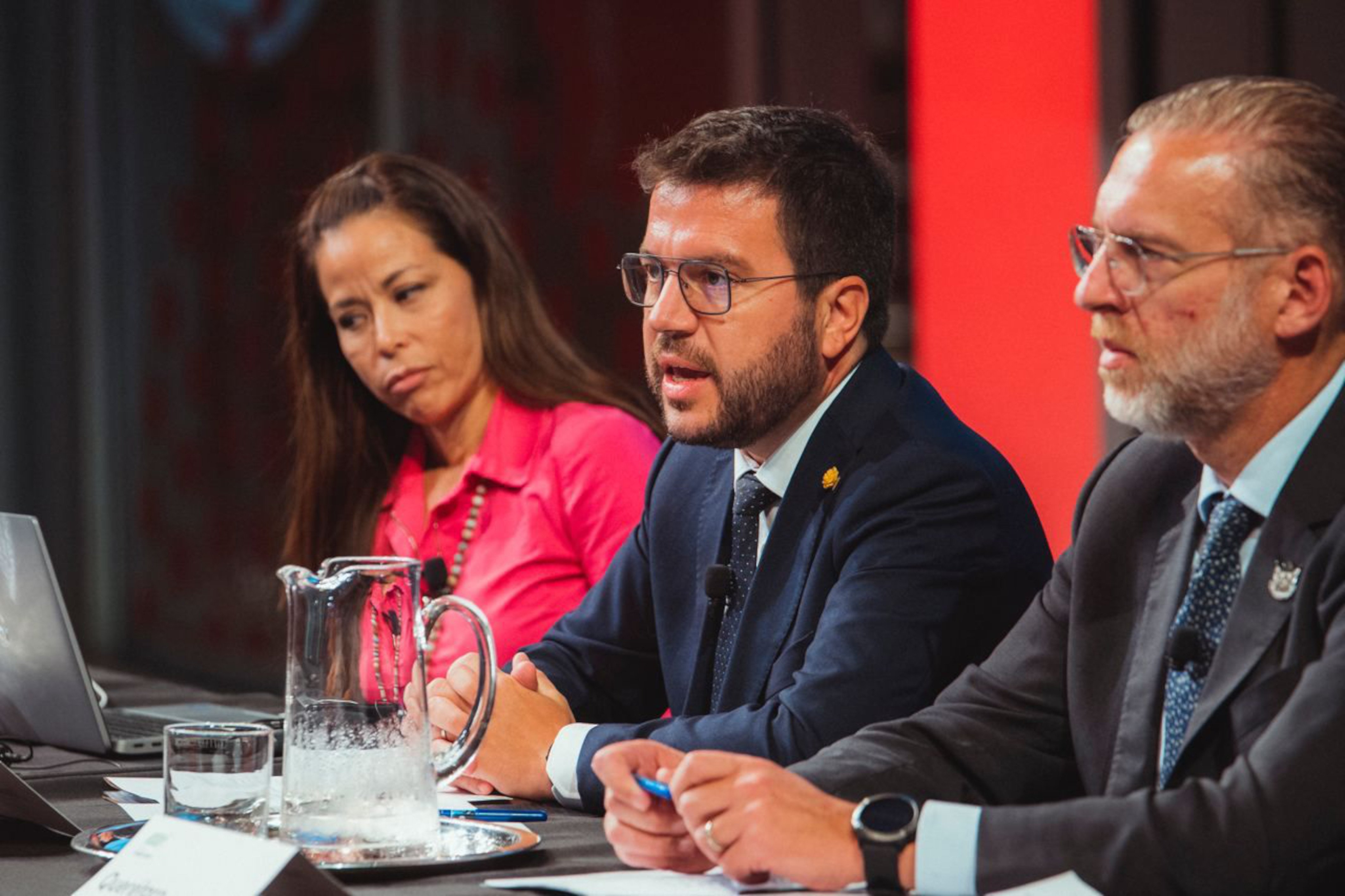 Aragonès defiende en Nueva York el modelo de políticas climáticas catalán