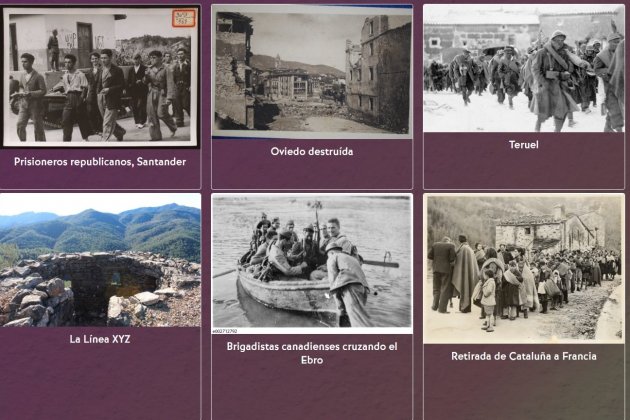 captura pantalla museu virtual guerra civil espanyola