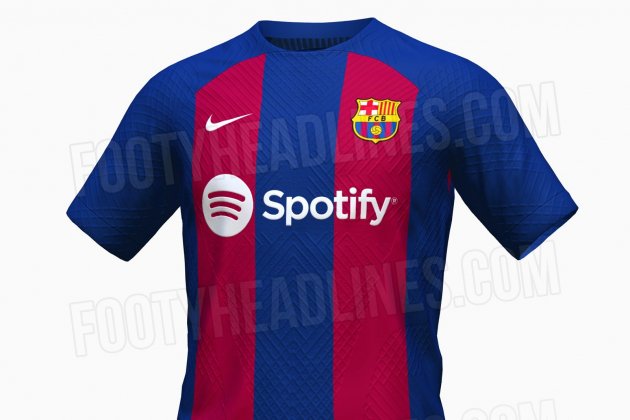 Camiseta Barça 2023 24 diseño 1 / Foto: Footy Headlines Camiseta Barça 2023 24 diseño 1 / Foto: Footy Headlines