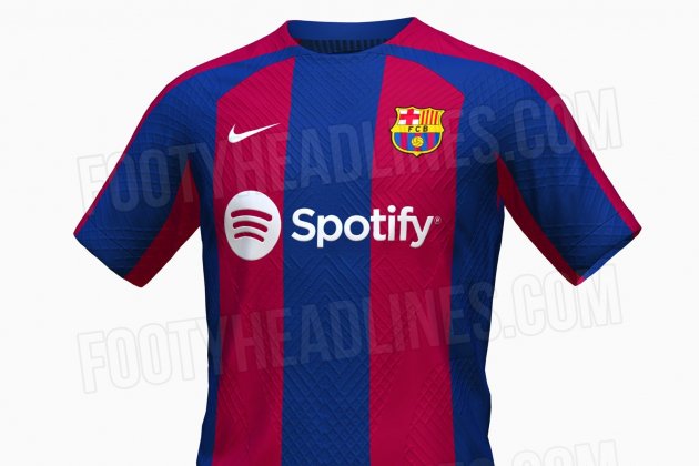 Camiseta Barça 2023 24 diseño 2 / Foto: Footy Headlines Camiseta Barça 2023 24 diseño 2 / Foto: Footy Headlines