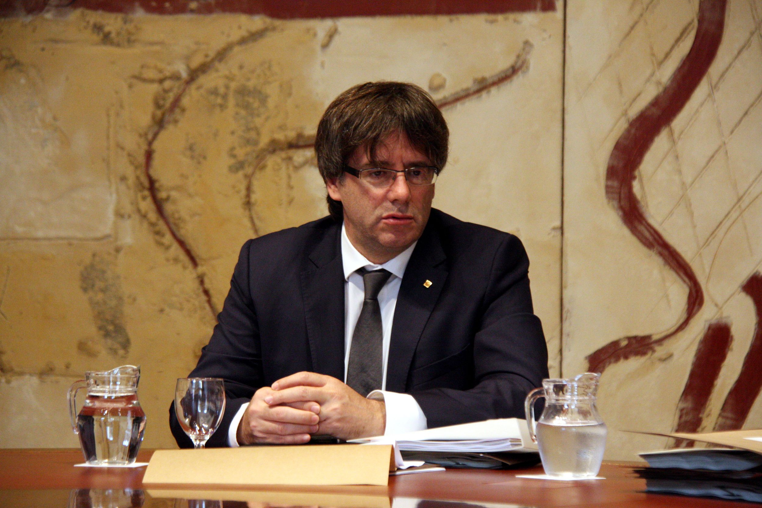 Puigdemont i Junqueras tanquen en un sopar la recta final del procés