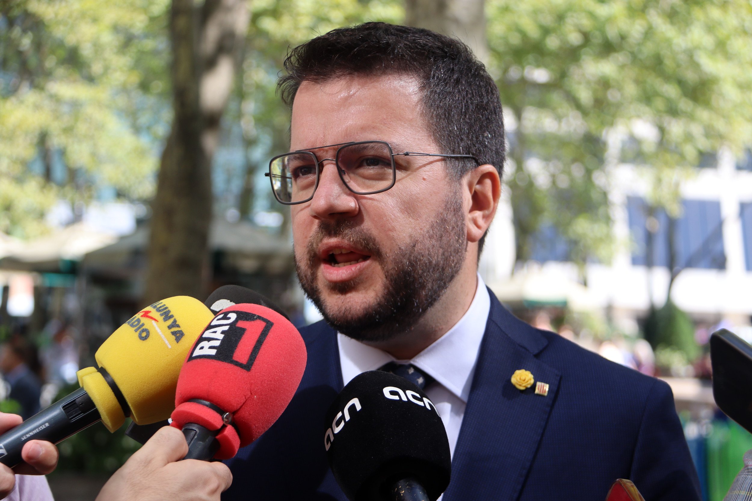 Aragonès, a Madrid y Andalucía sobre el dumping fiscal: "No podrán competir con Catalunya"