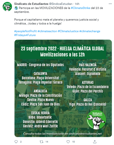 tuit manifestaciones estado español tuit manifestaciones estado español